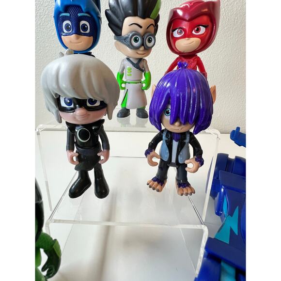PJ Masks Action Figures and Vehicle Toy Lot Cake Topper - Picture 4 of 5